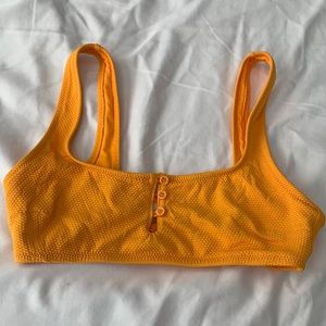 Yellow/Orange Bikini Top